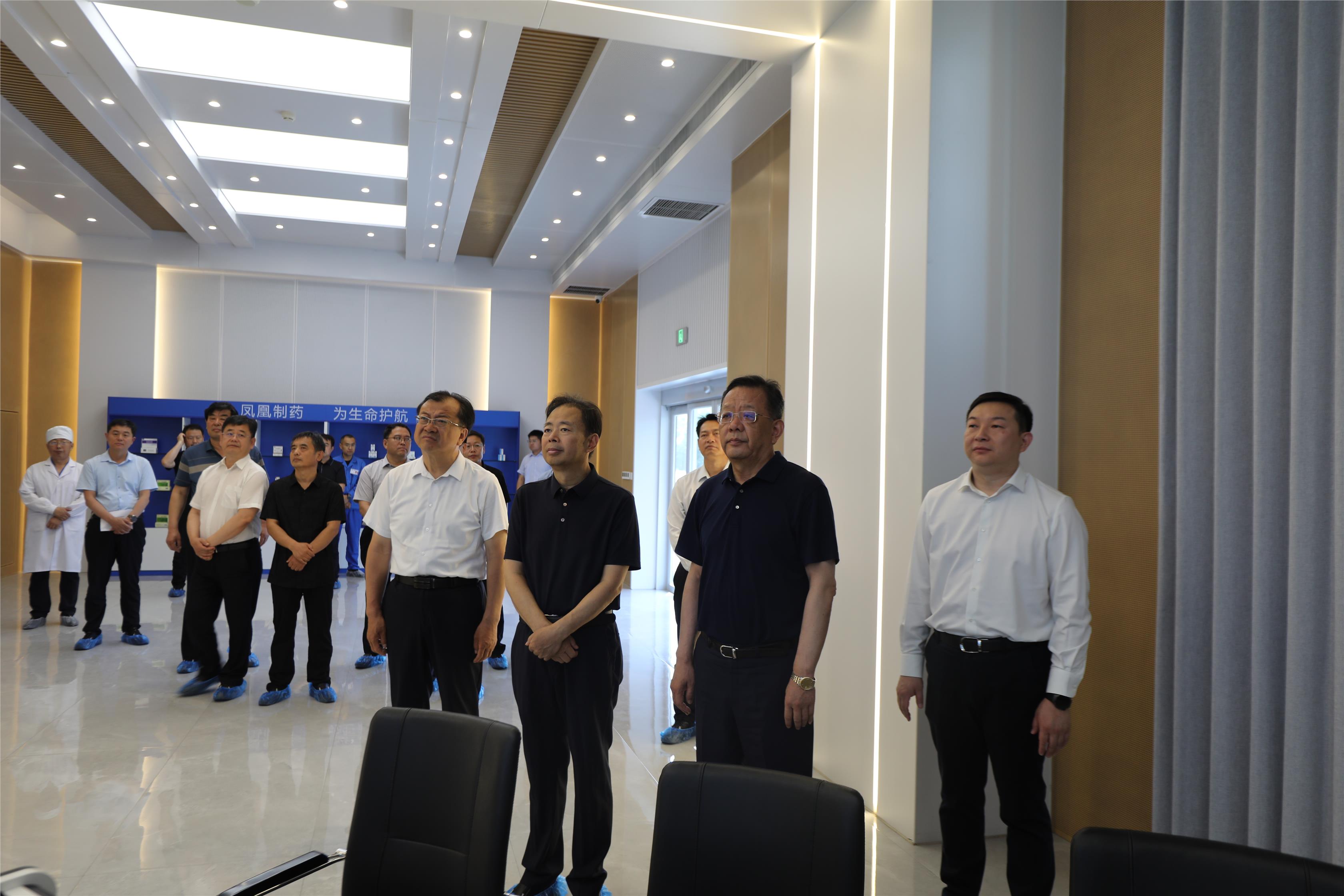 市人大常委会主任连峻峰来集团调研