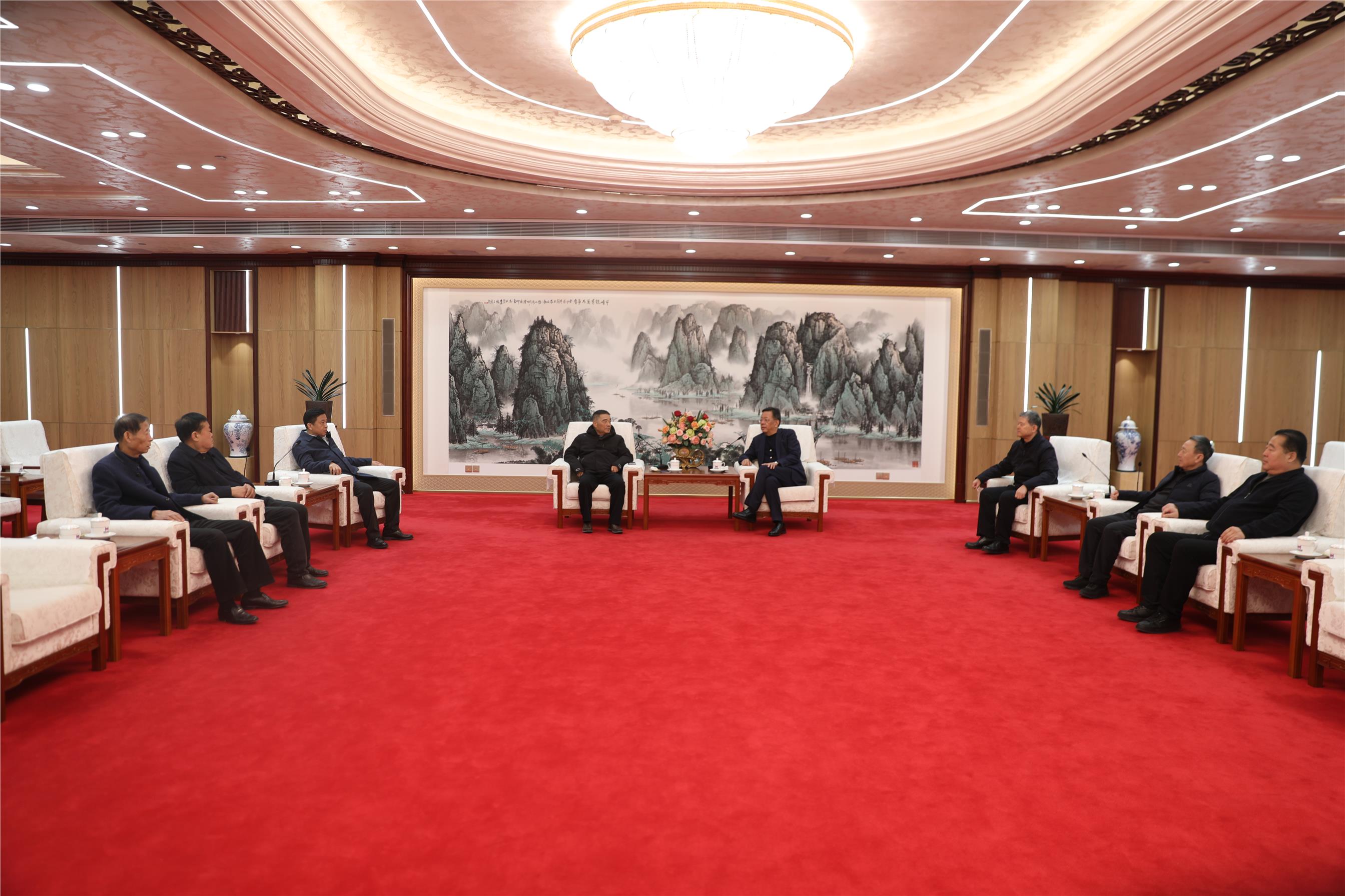 省黄河三角洲农业高新技术产业示范区管理委员会原副主任杨同柱来集团调研