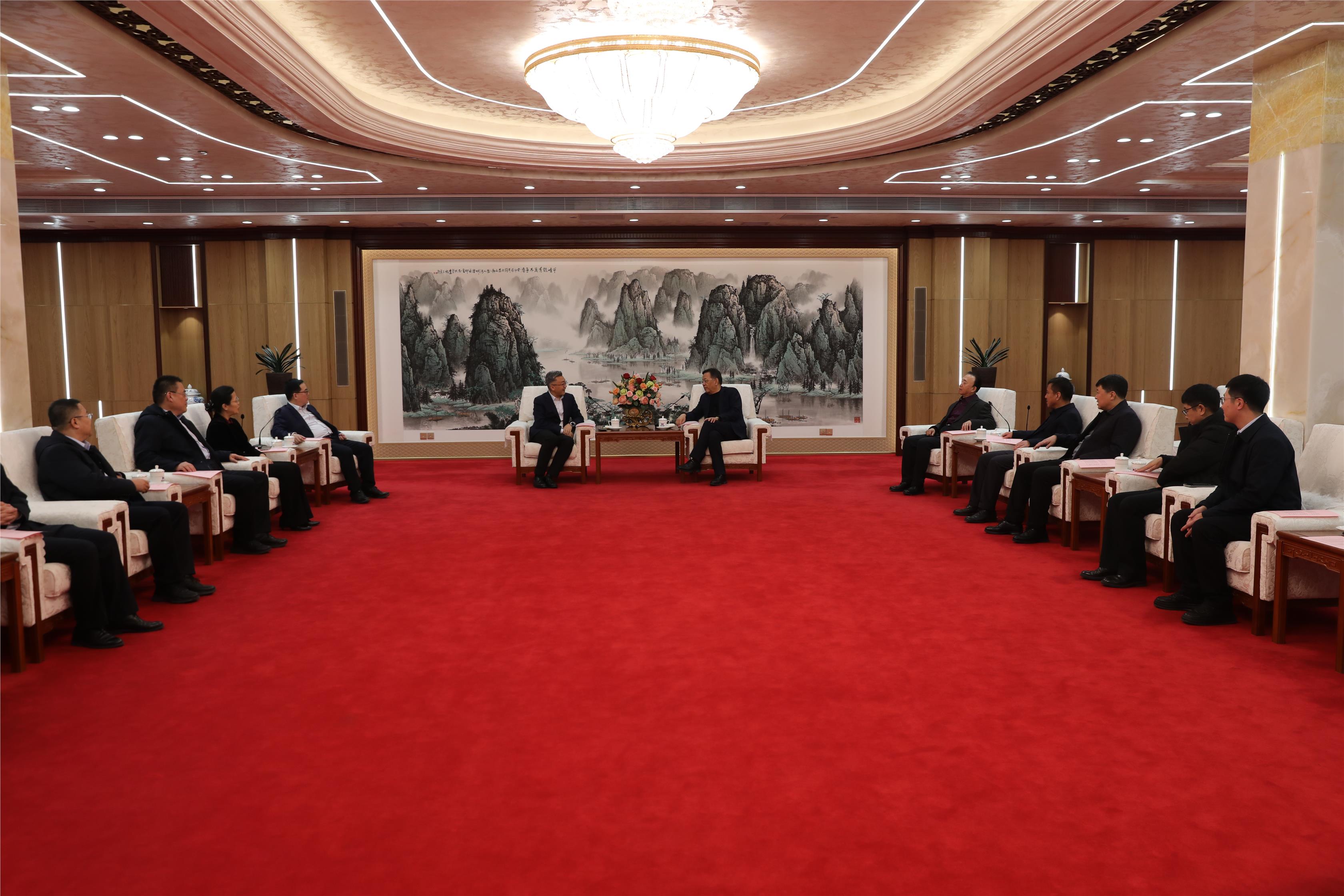 中国农业银行山东省分行副行长孙鹏来集团调研